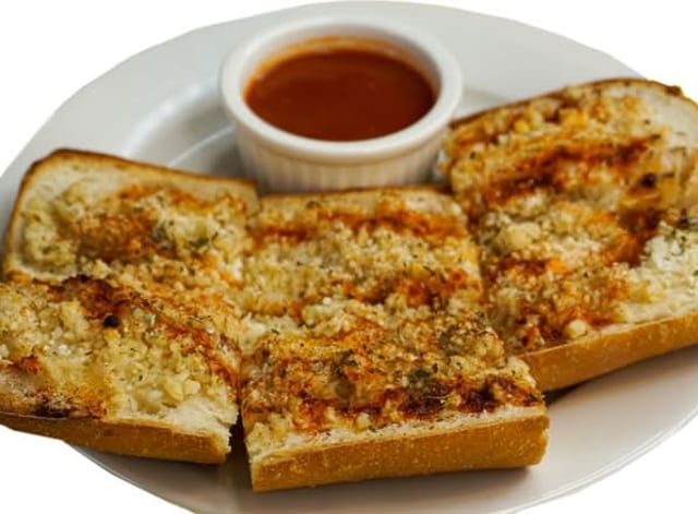 Garlic Bread Parmigiana.